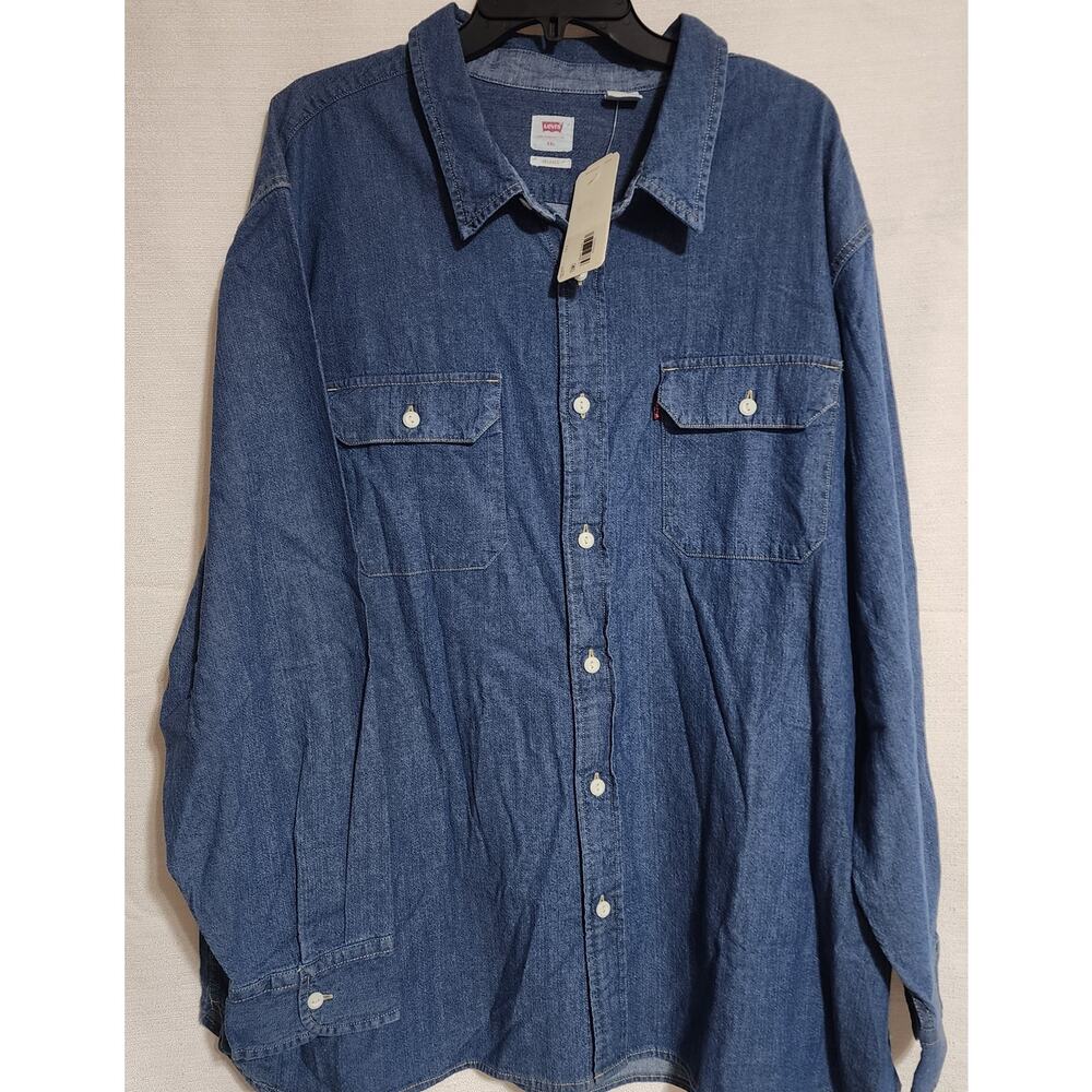 Levi's the worker relaxed fit men's XXL long sleeve button down shirt